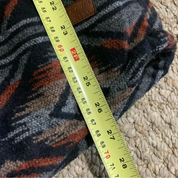 Jachs Men's Patterned Shirt Jacket - Navy and Red - Picture 8 of 11